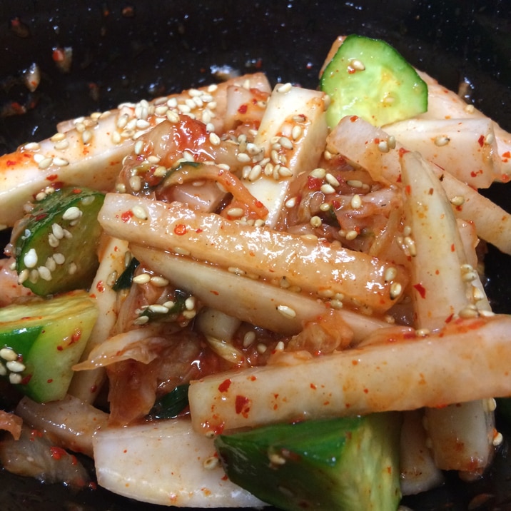 白菜キムチにちょい足しおつまみ レシピ 作り方 By Bisco 楽天レシピ